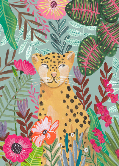 poster-print-leopard-in-the-jungle