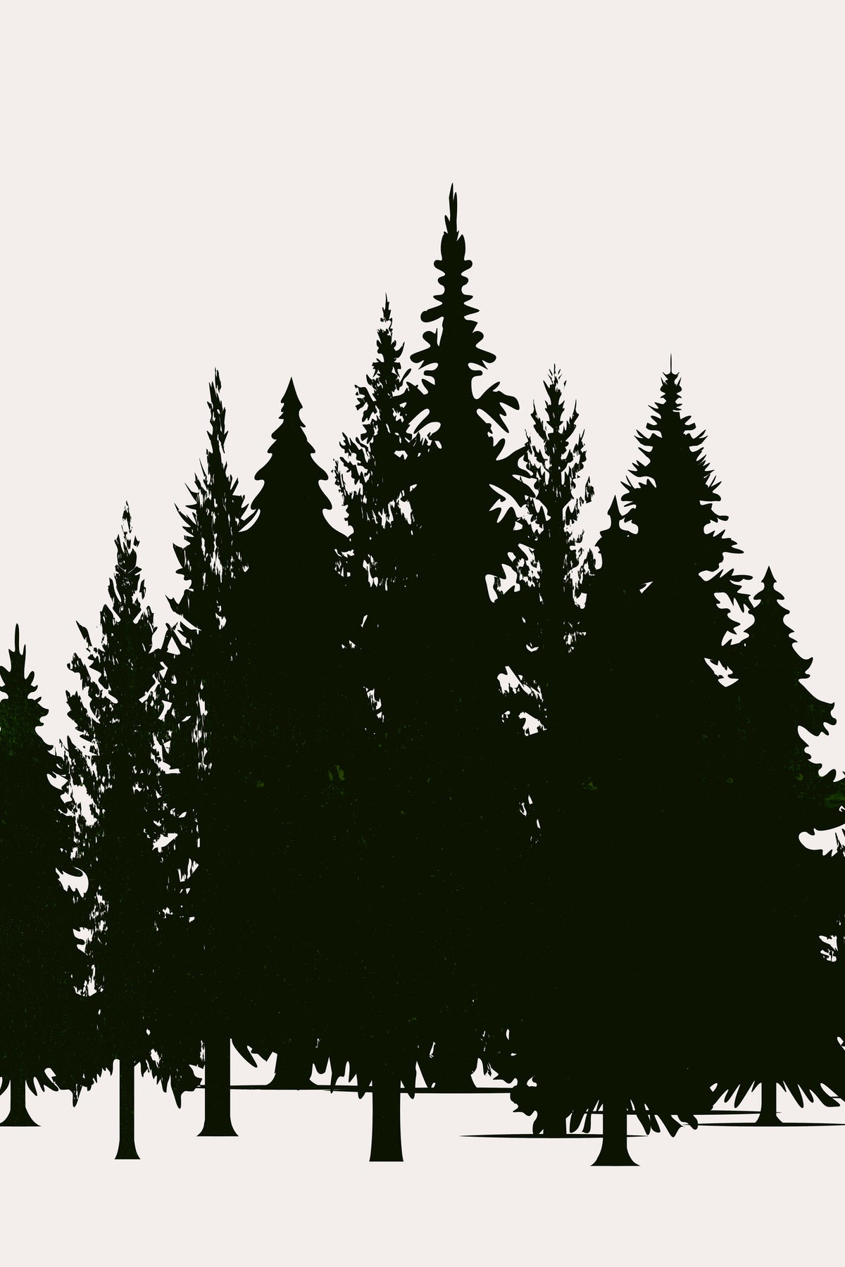 framedcanvas-print-tannenwald-dark