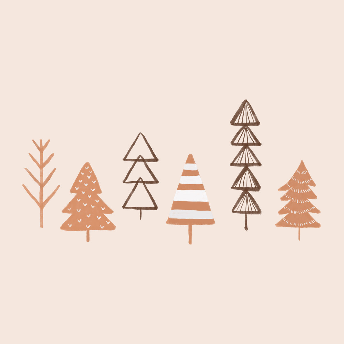 canvas-print-winter-trees-illustration