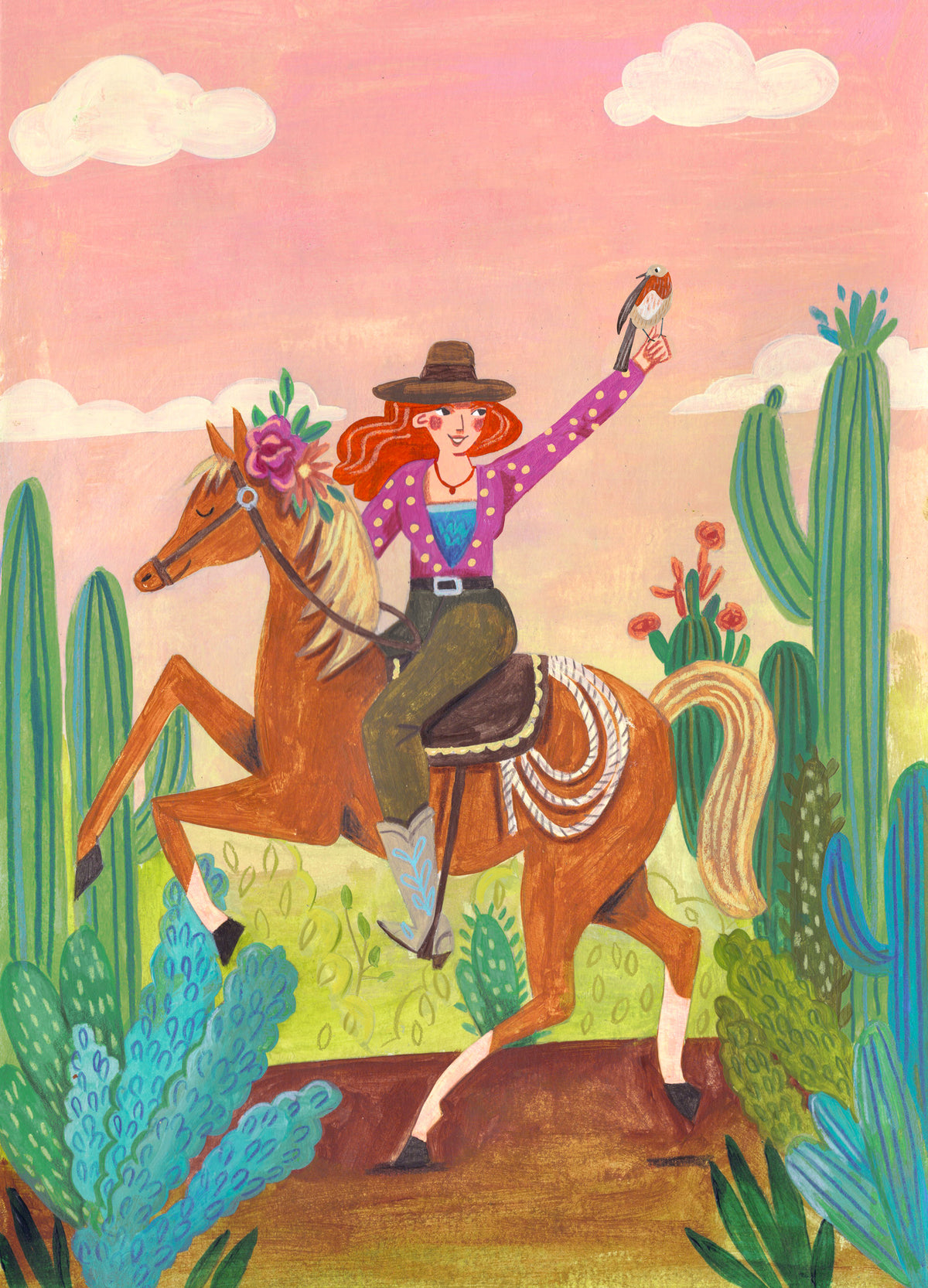 framedcanvas-print-cowgirl-on-horse-in-the-desert-2