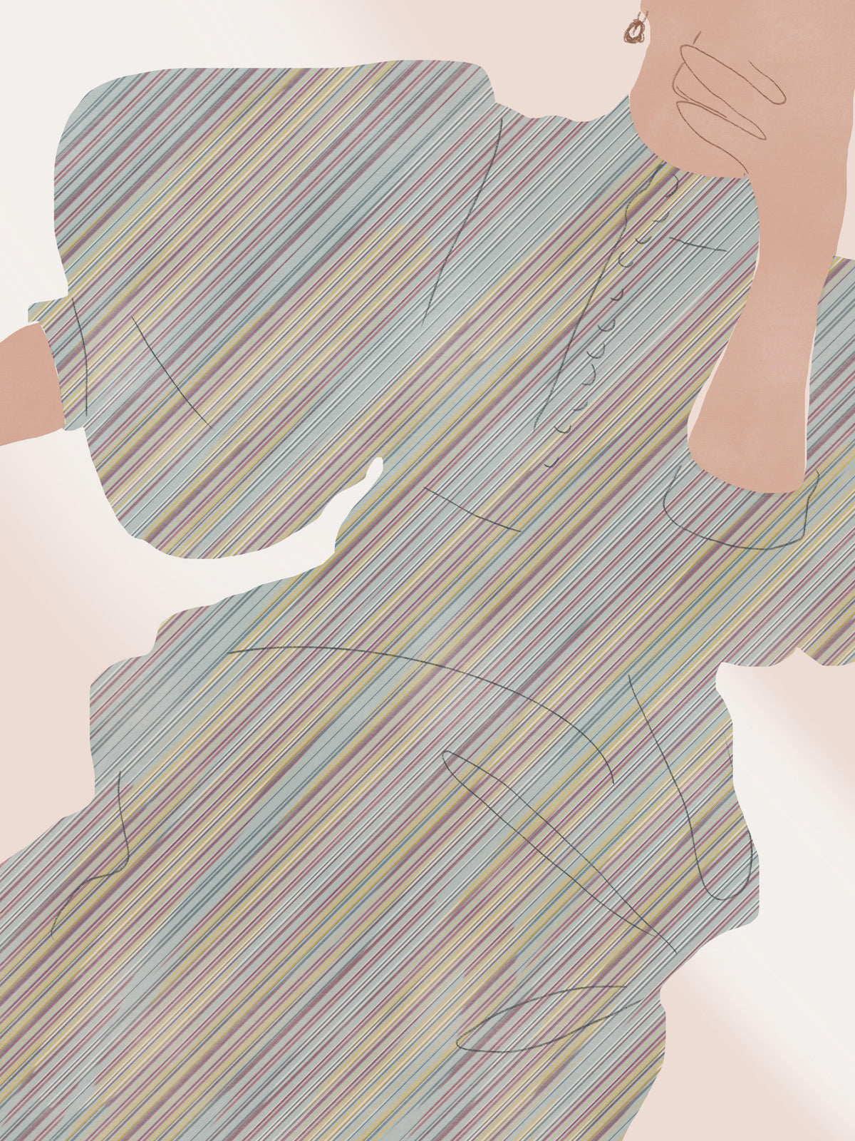 aluminium-print-striped-elegance-3