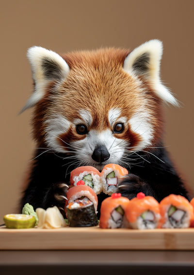 poster-print-red-panda-sushi-adventure