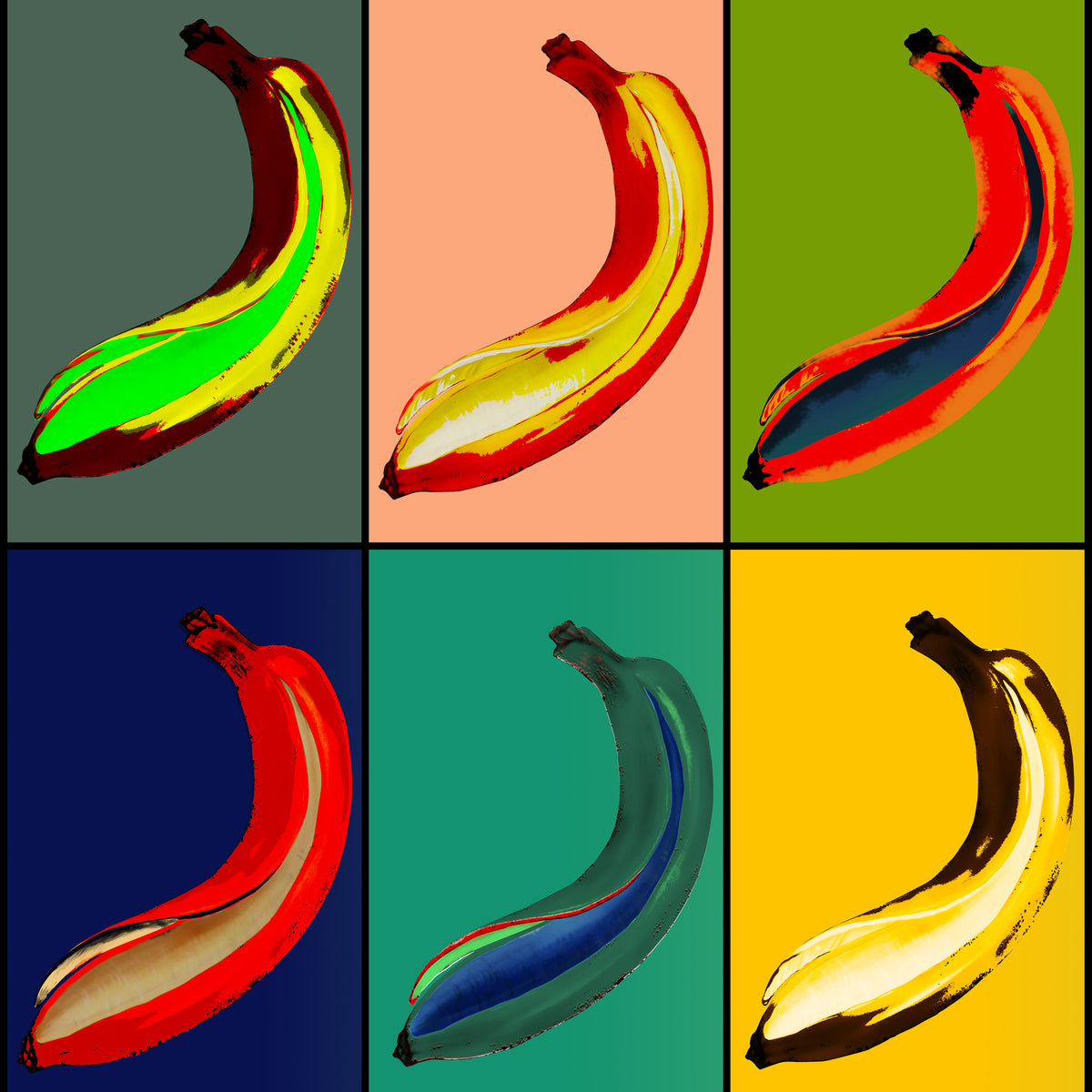 acrylic-print-colorful-bananas