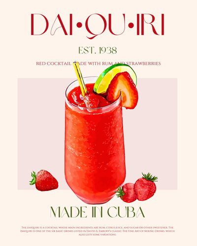 poster-print-cuban-daiquiri-delight