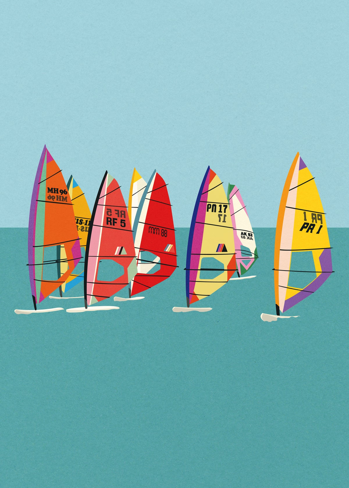 canvas-print-baltic-sea-windsurfing