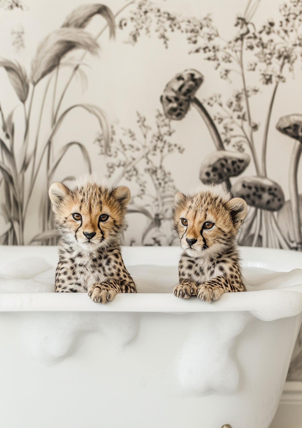framedcanvas-print-cheetah-cub-bath