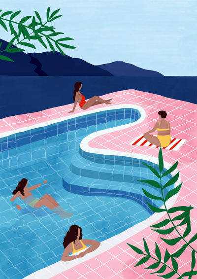poster-print-pool-ladies