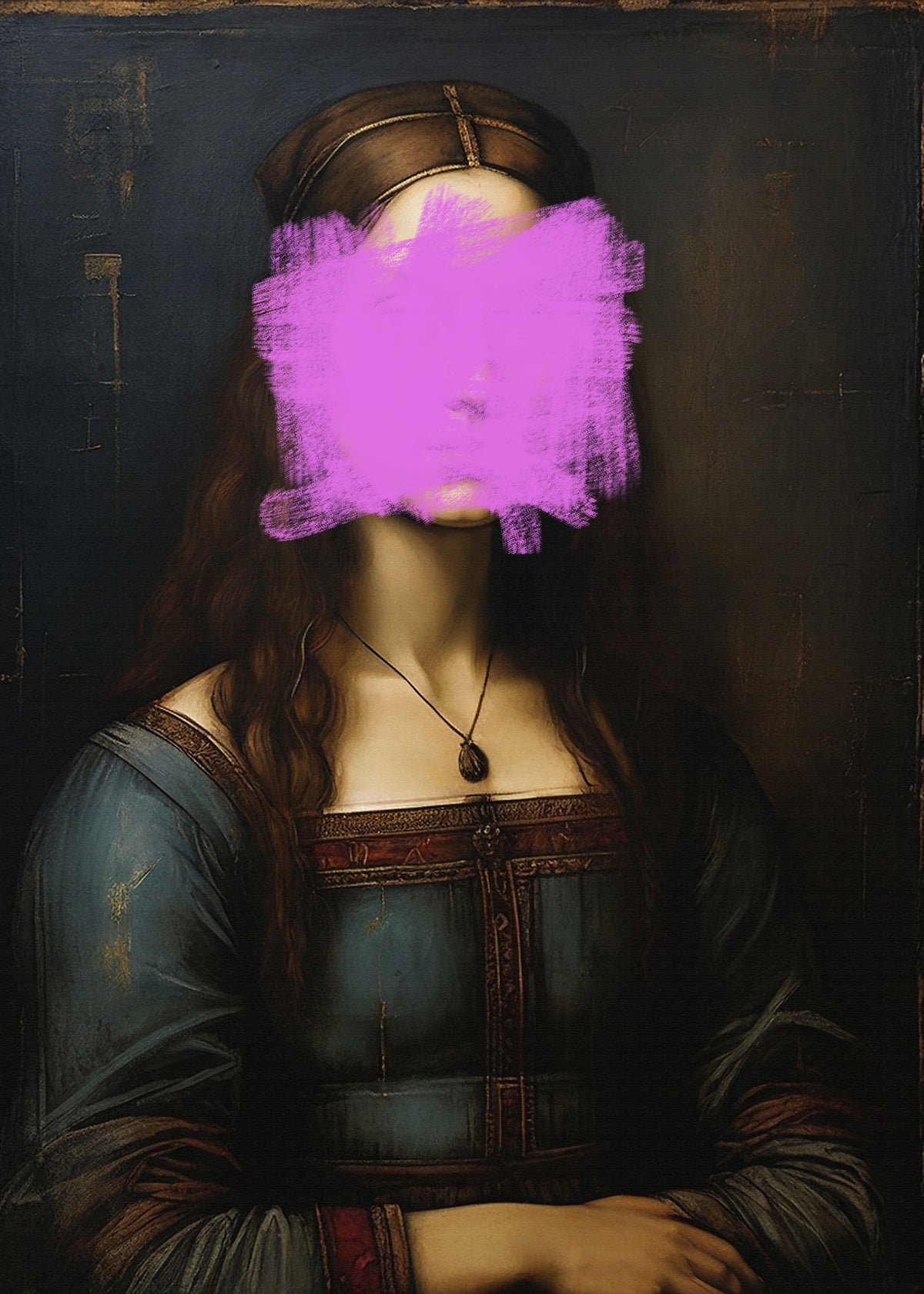 aluminium-print-modern-mona-lisa