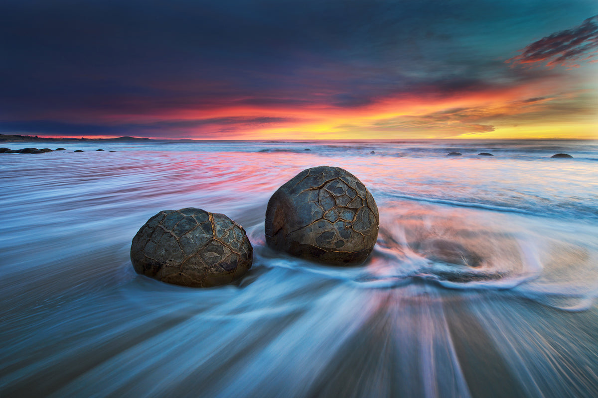 aluminium-print-moeraki-boulders-ii