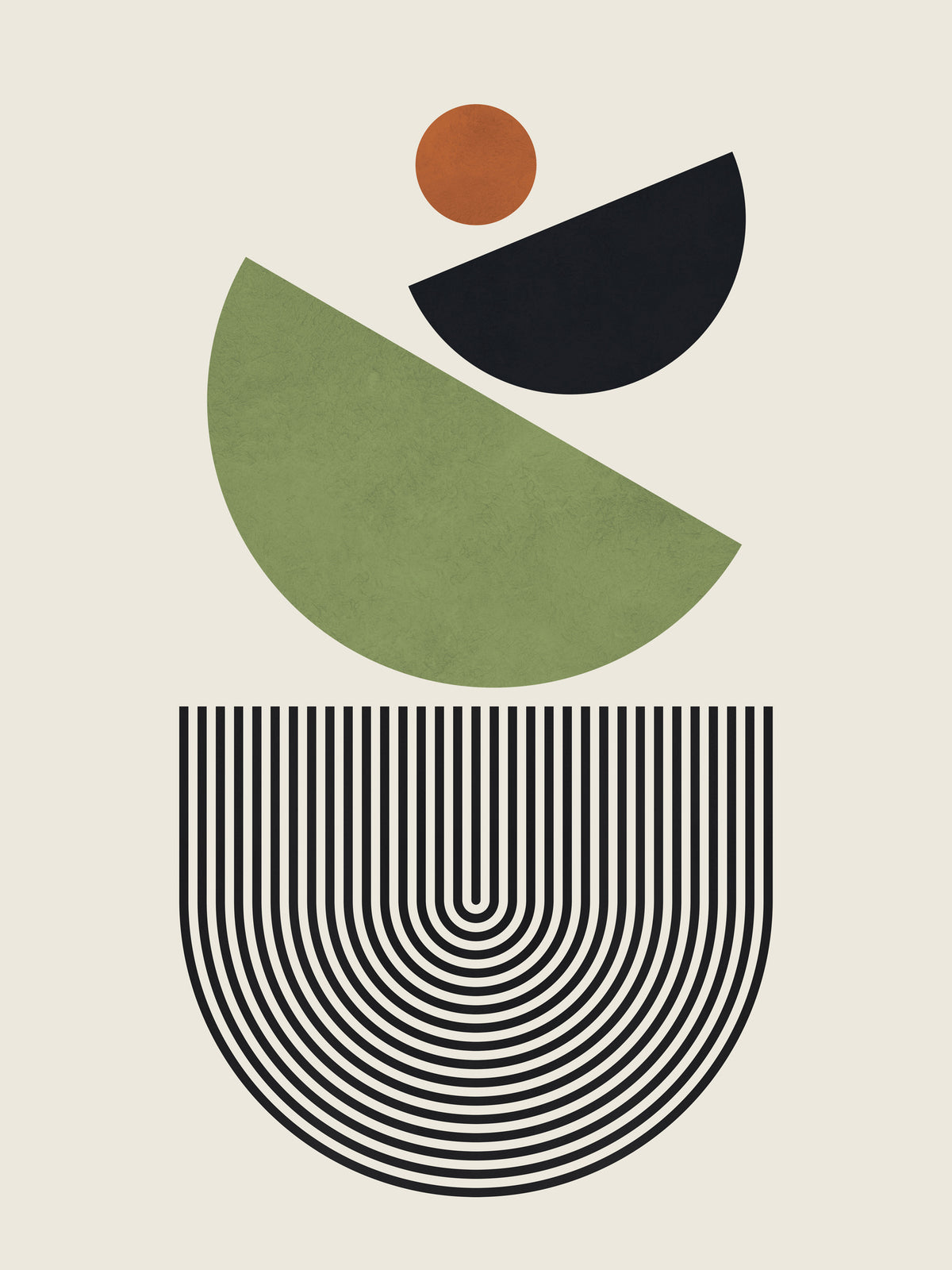 canvas-print-geometric-shapes-in-green-black-and-orange