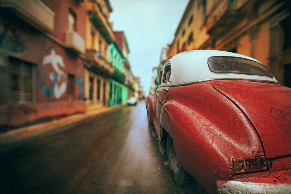 aluminium-print-cuba-street-car-x