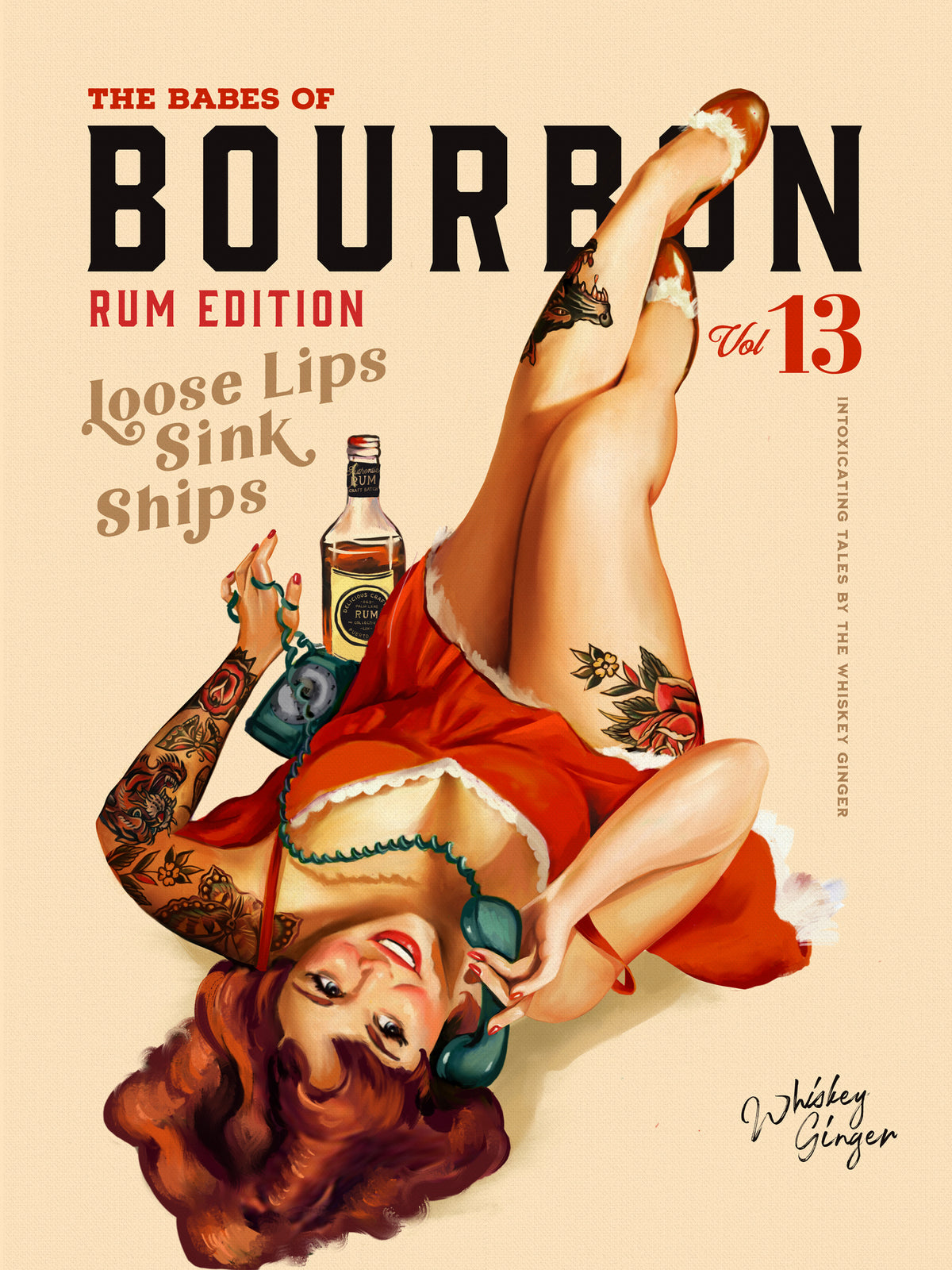 acrylic-print-babes-of-bourbon-vol-13-rum-drinking-pinup-girl-art