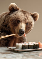 canvas-print-bears-sushi-bite