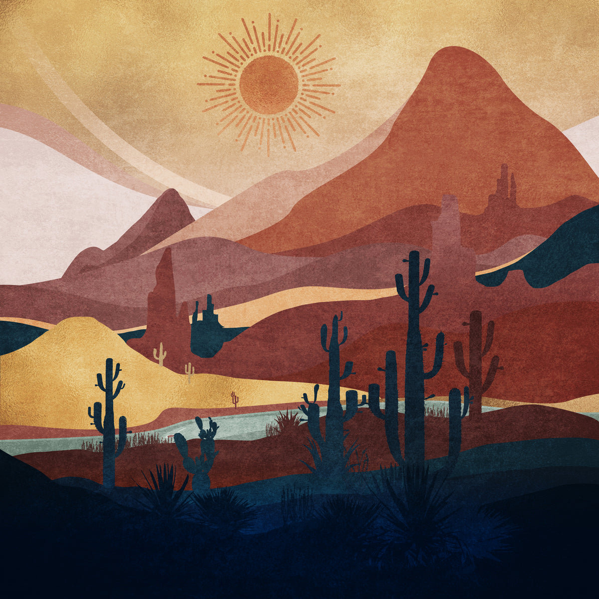 acrylic-print-desert-sunrise-bliss