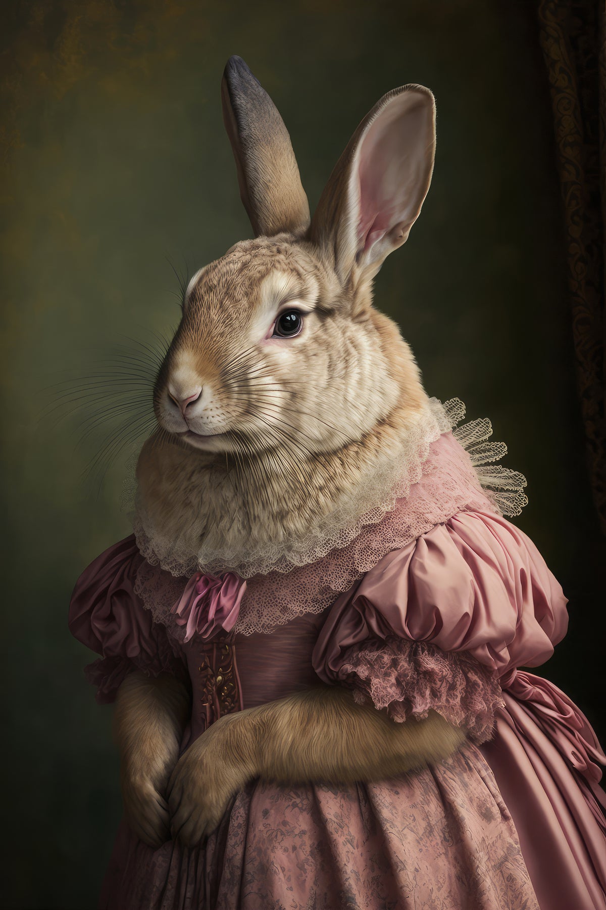 poster-print-regal-rabbit-lady