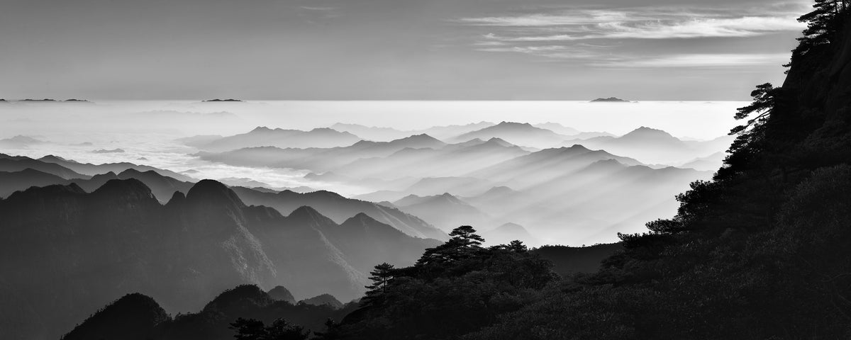 panoramic-aluminium-print-sanqing-mountain-sunrise