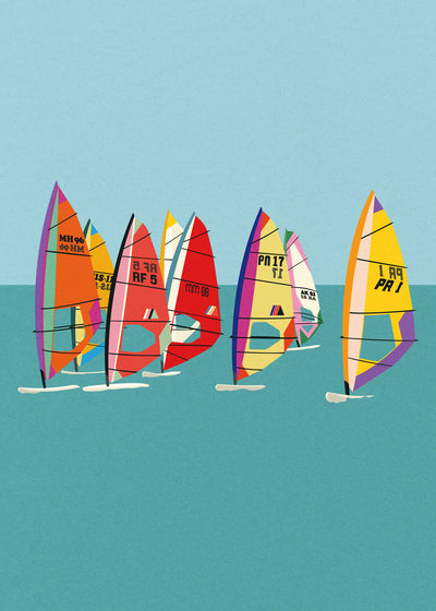 poster-print-baltic-sea-windsurfing