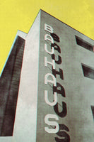 acrylic-print-bauhaus-dessau-architecture-in-vintage-magazine-style