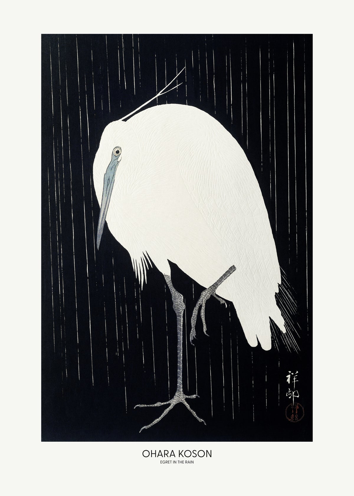 framedcanvas-print-egret-in-the-rain