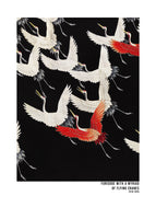 framedposter-print-furisode-with-a-myriad-of-flying-cranes-1910-1920-japanese
