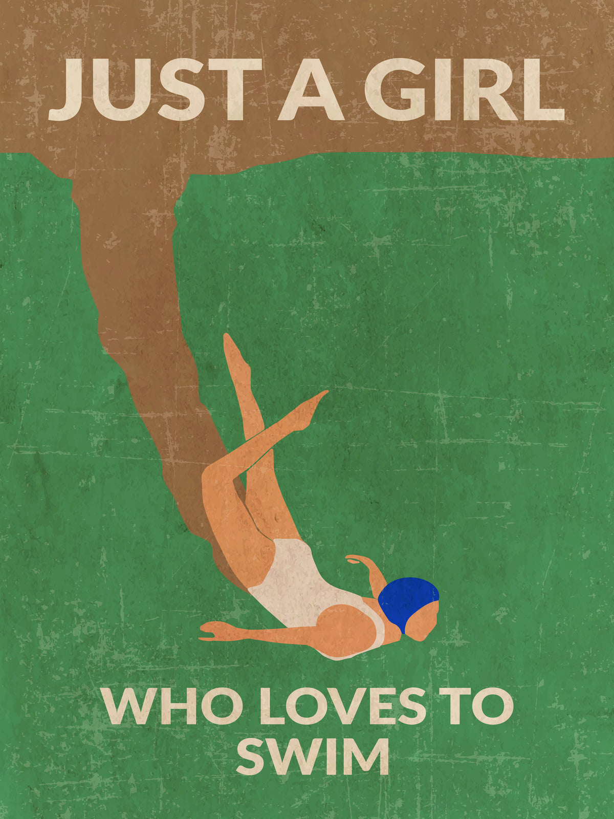 acrylic-print-just-a-girl-who-loves-to-swim-green