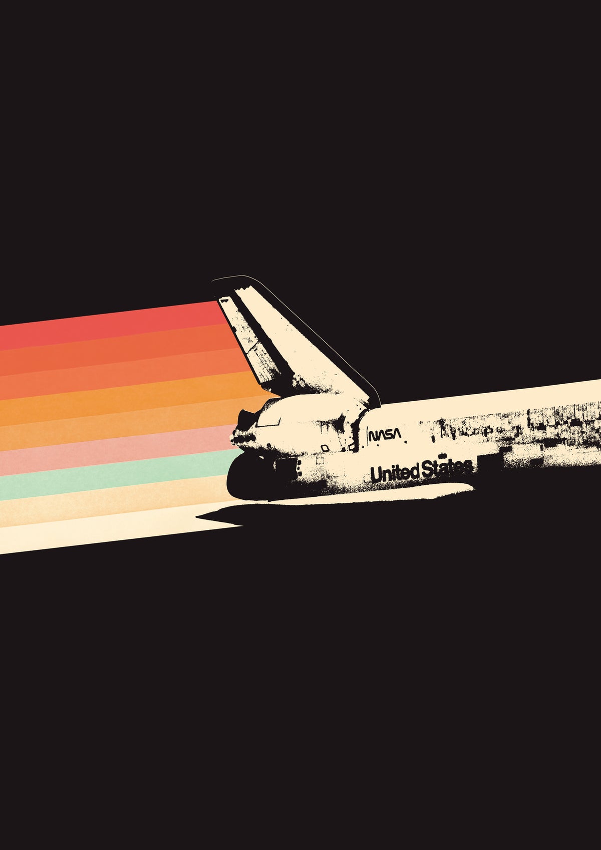 aluminium-print-space-ship-rainbow