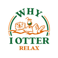 aluminium-print-otter-drinking-a-cocktail-art-why-i-otter-relax