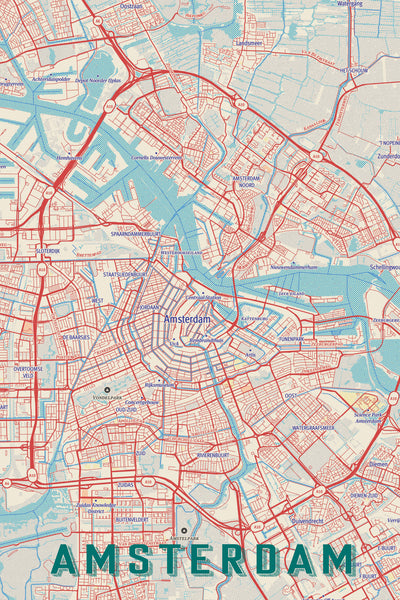poster-print-retro-map-amsterdam