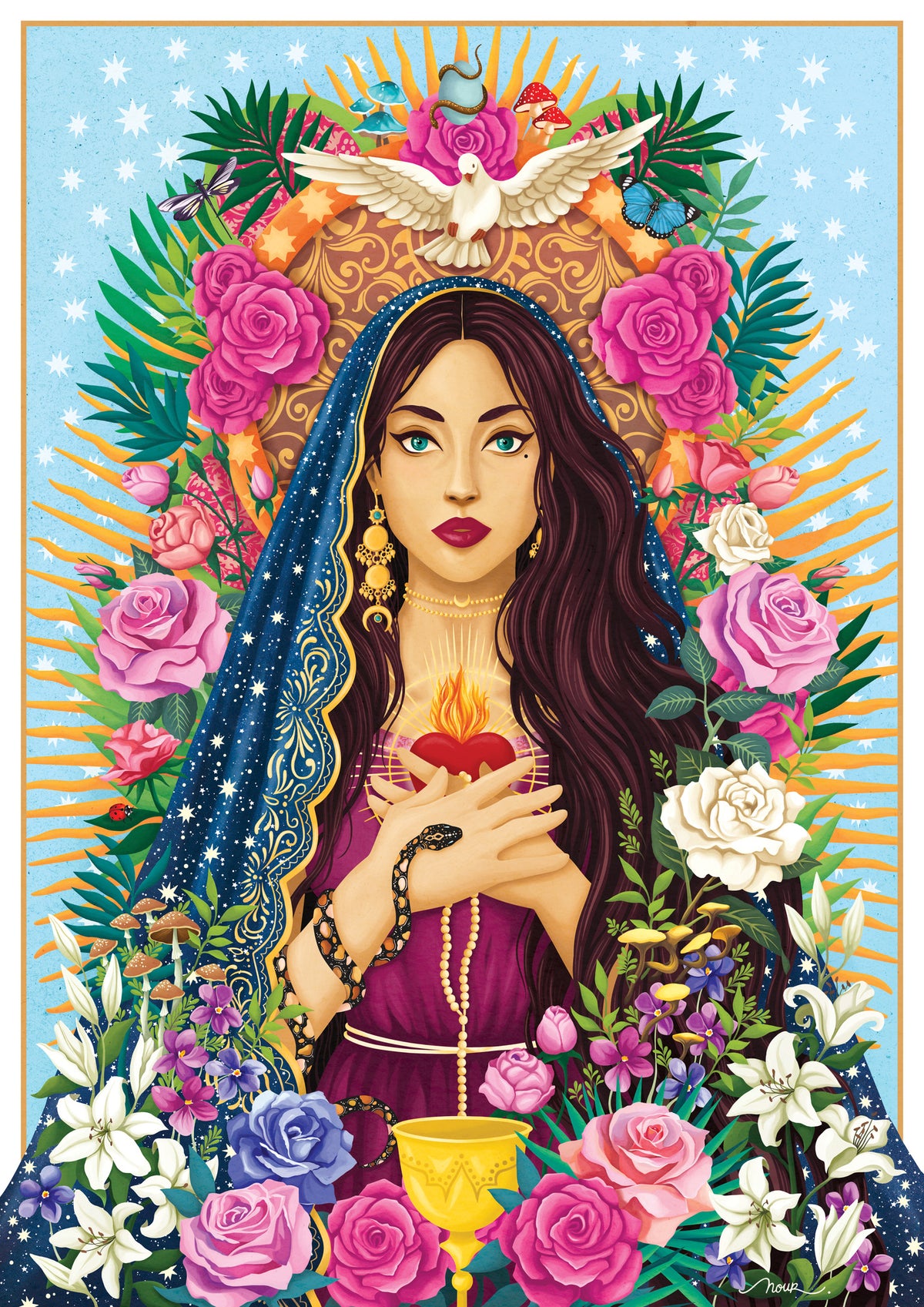 aluminium-print-mother-mary-mary-magdalen