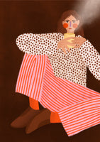 canvas-print-woman-with-the-cup-of-tea