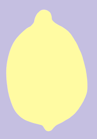 poster-print-lemon-on-lavender