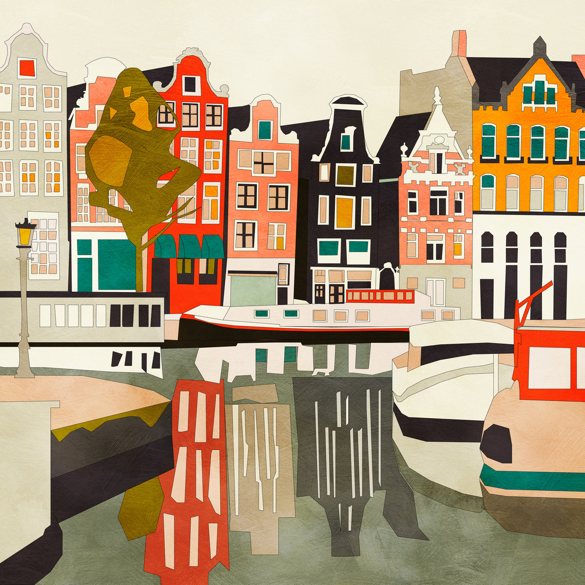 acrylic-print-amsterdam-houses