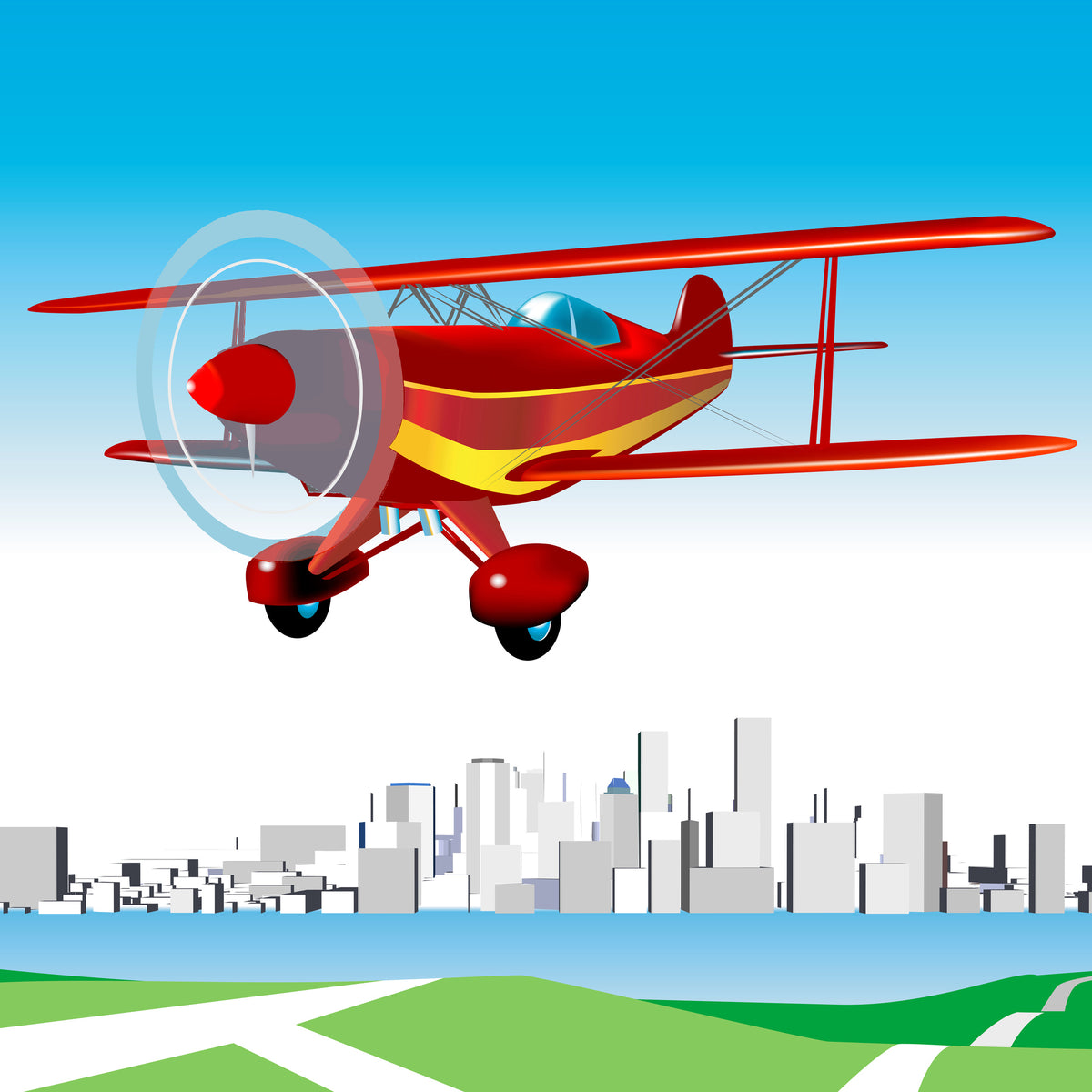9-piece-aluminium-print-flying-aircraft