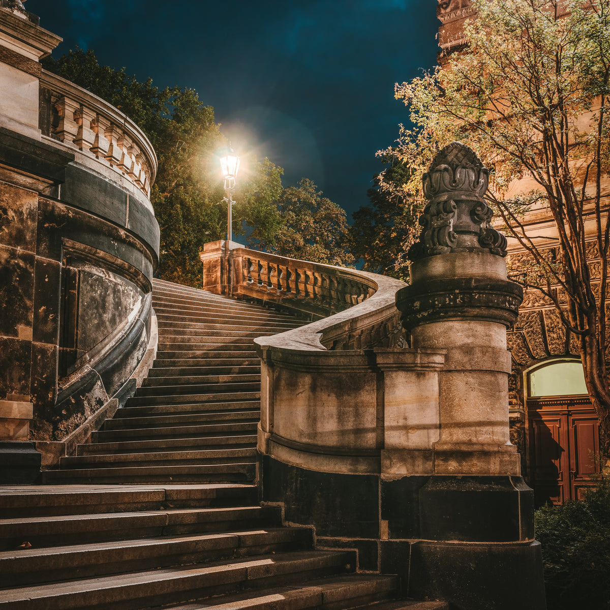 4-piece-acrylic-print-at-night-in-dresden