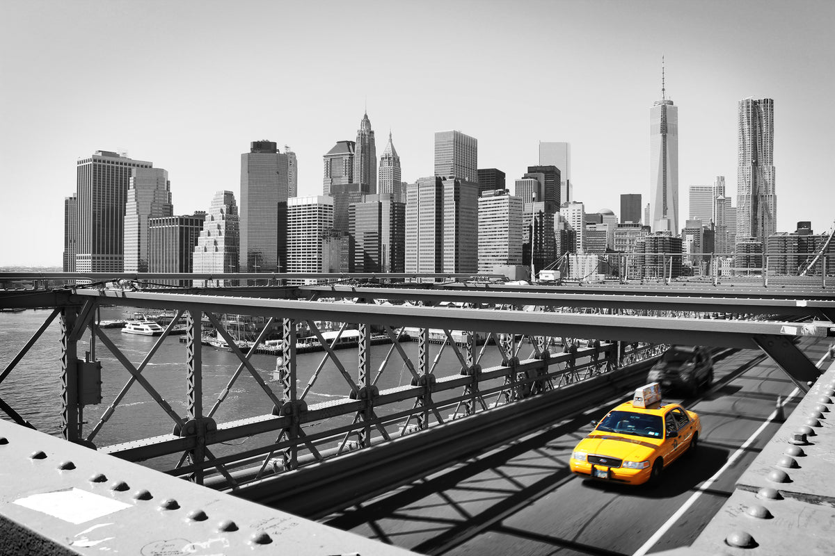 acrylic-print-taxi-in-new-york