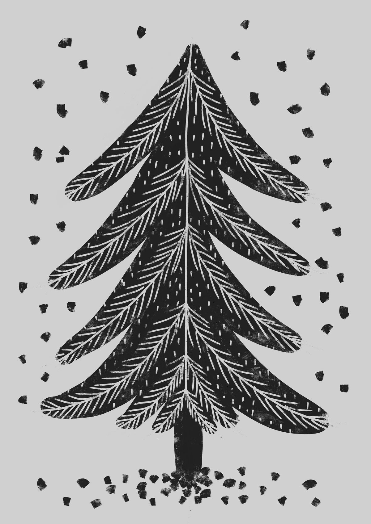 canvas-print-monochrome-pinefall
