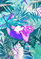 framedposter-print-pink-and-green-neon-sloth-in-hammock