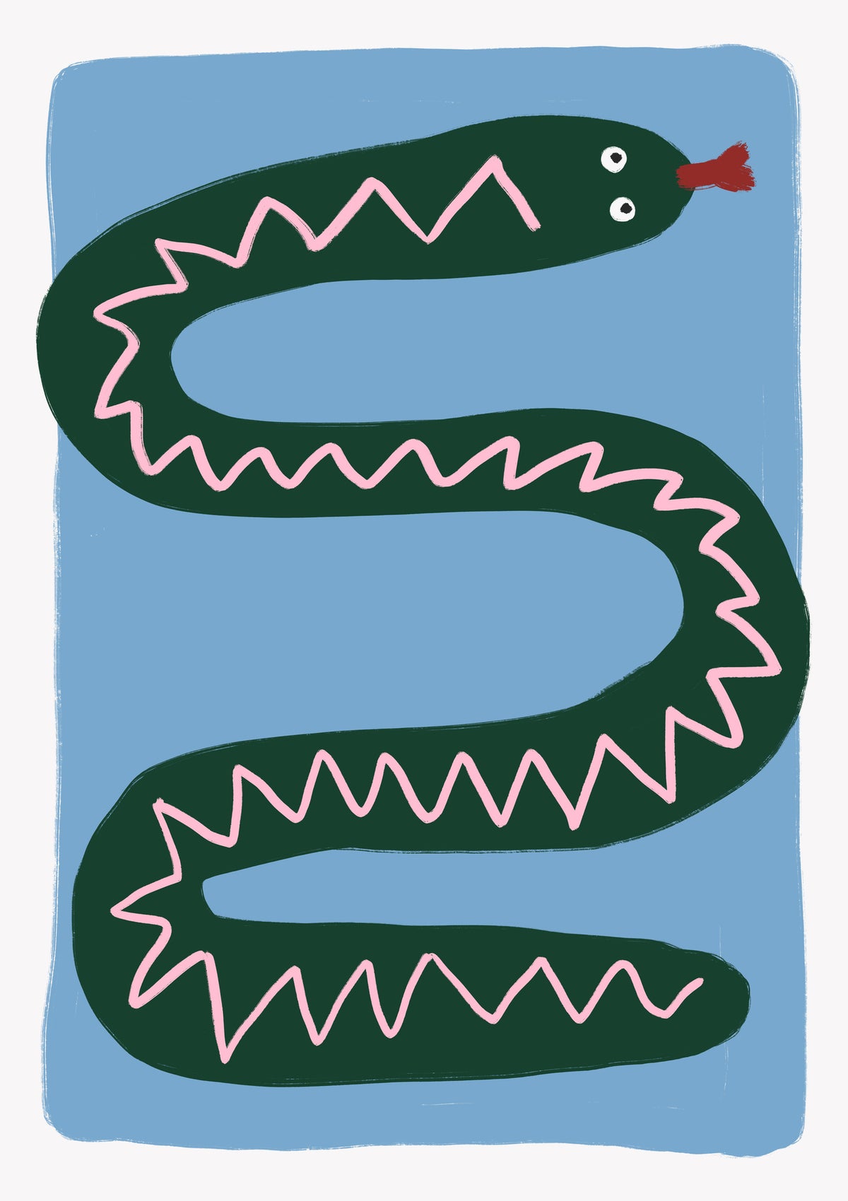 aluminium-print-wiggly-serpent-tale