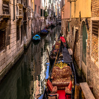 aluminium-print-the-gondolas-of-venice