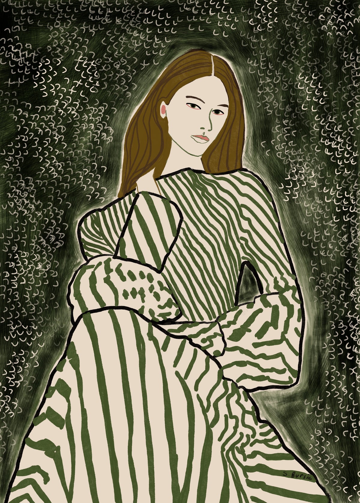 framedcanvas-print-woman-sitting