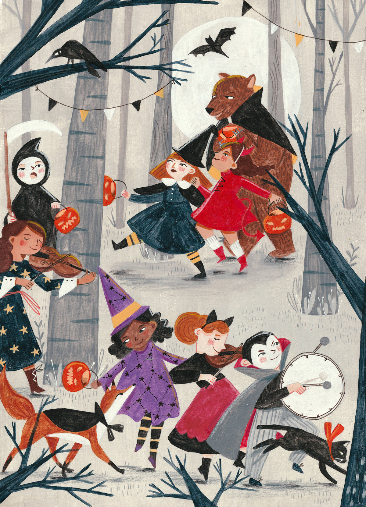framedposter-print-halloween-parade