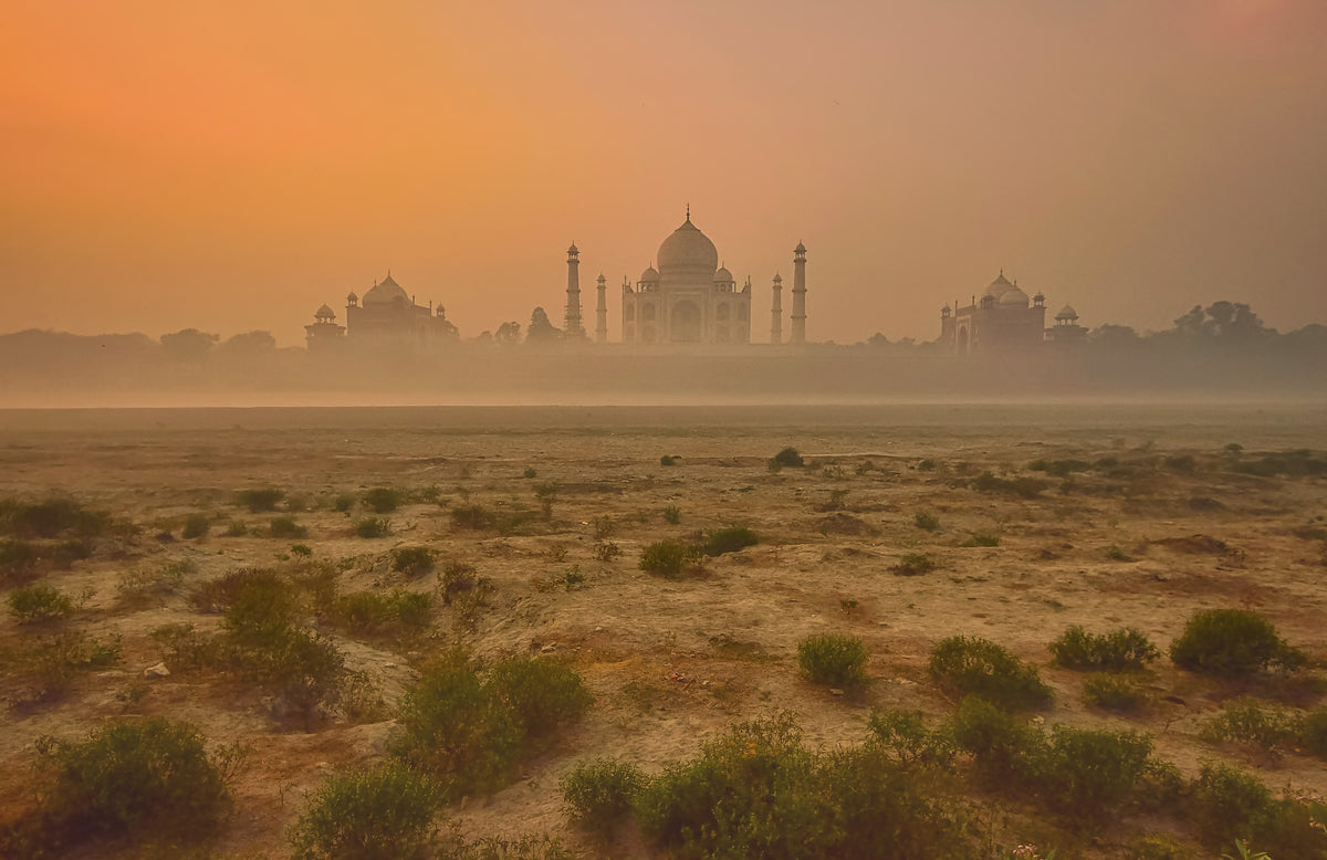 3-piece-aluminium-print-taj-mahal-at-dusk