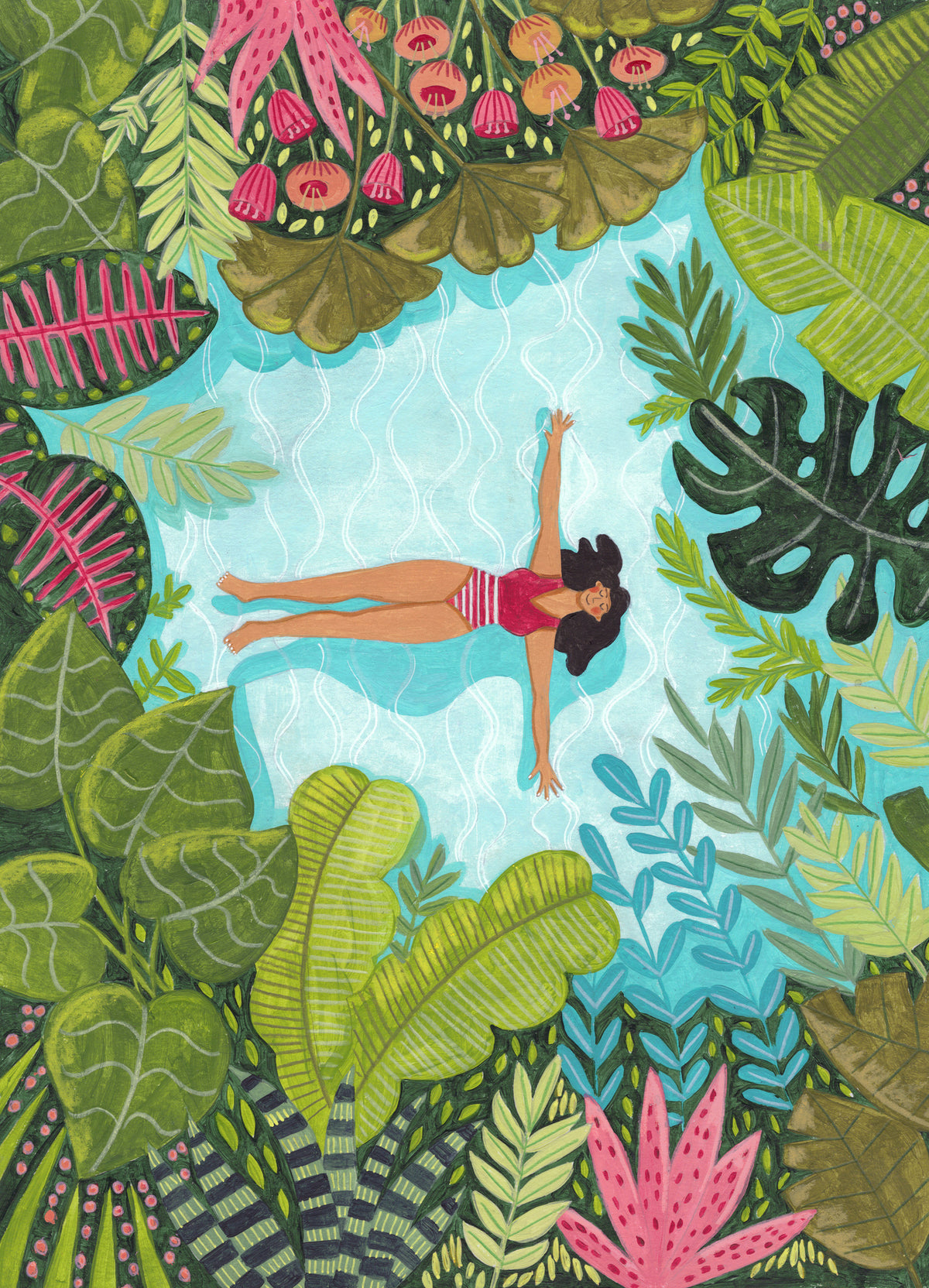 framedposter-print-floating-in-tropical-sea