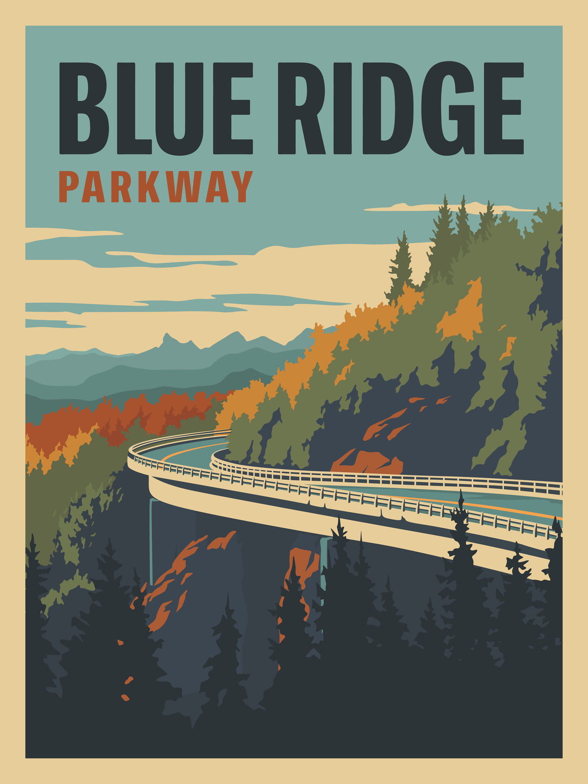 aluminium-print-blue-ridge-parkway-travel-print