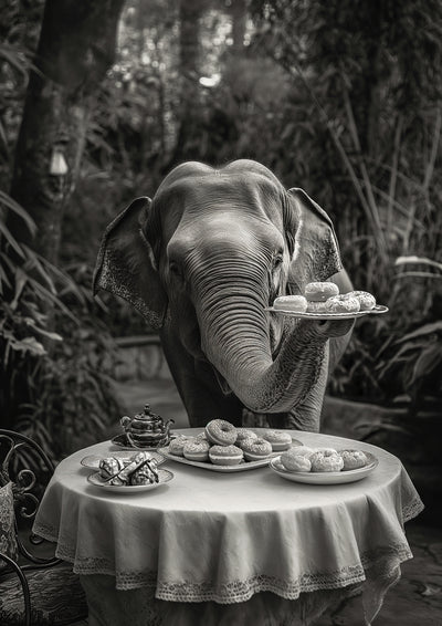 poster-print-elephants-tea-time