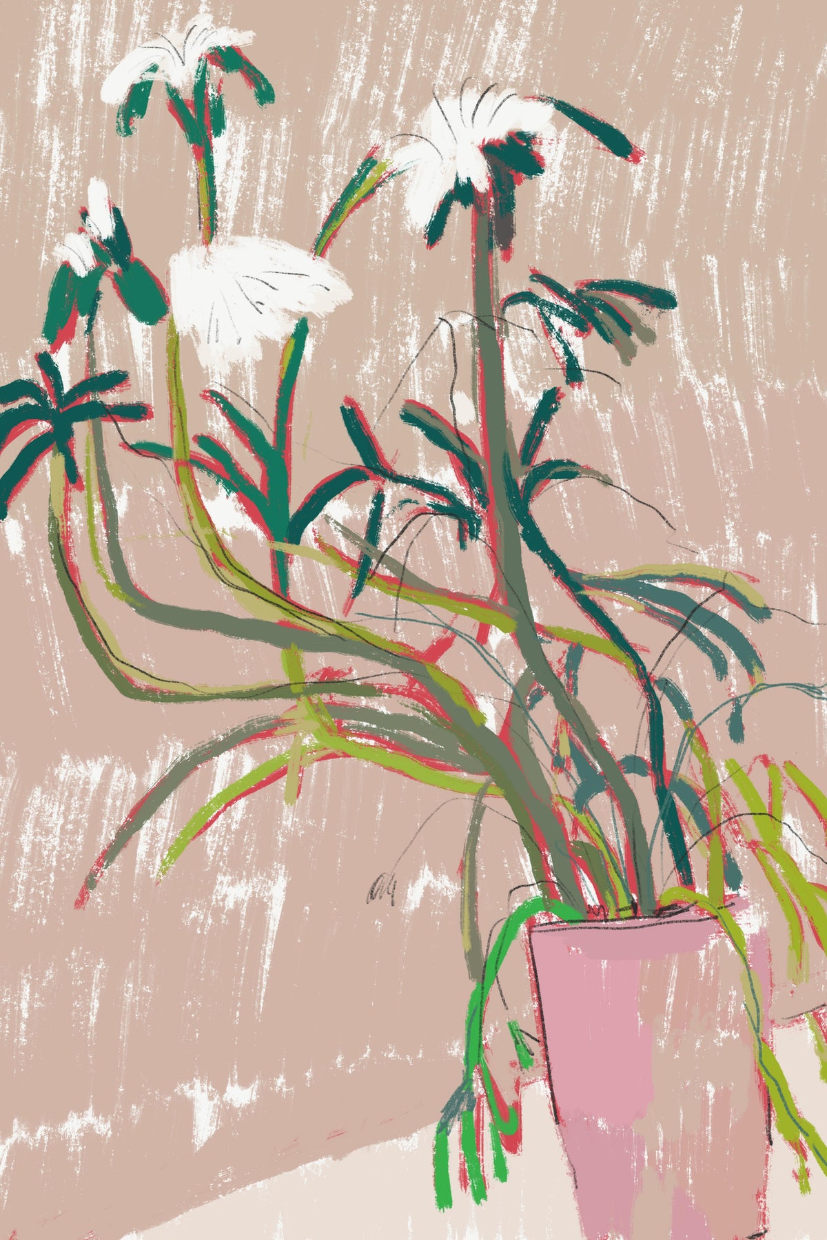 framedposter-print-floral-arrangement-in-a-pink-vase