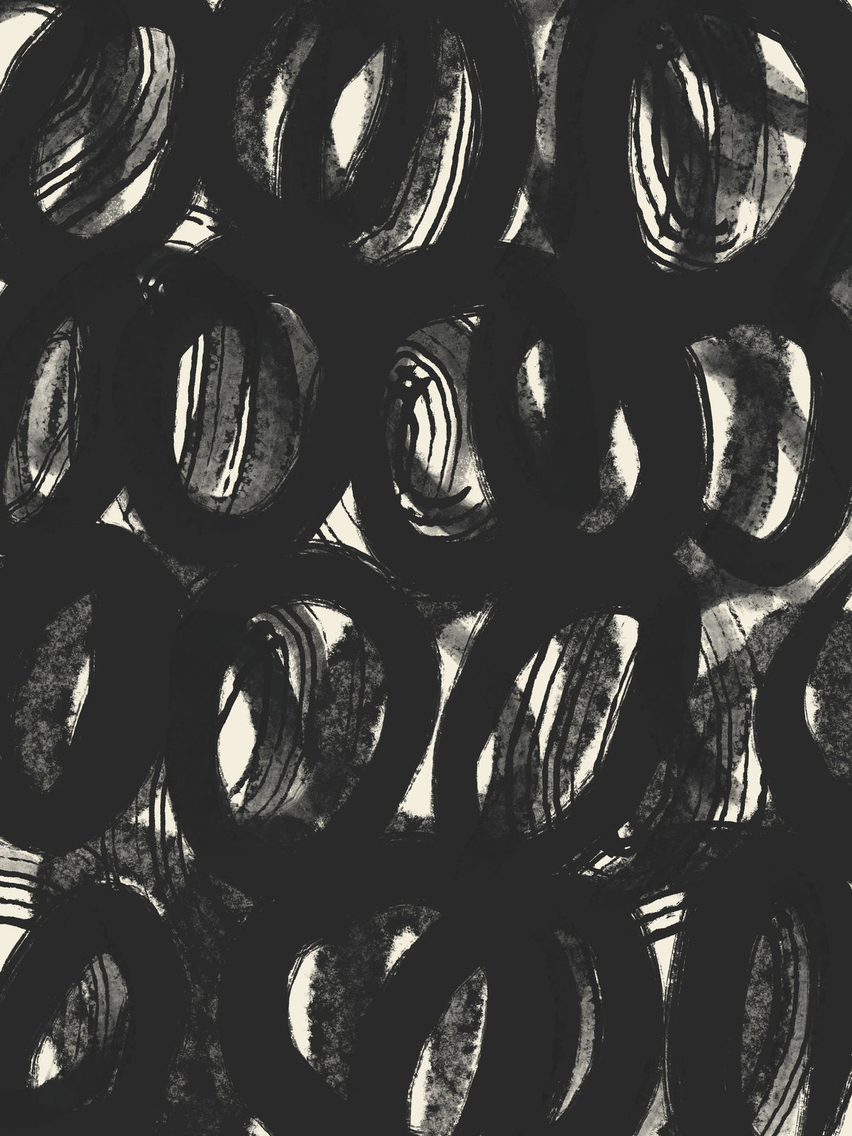 aluminium-print-black-abstract-brush-scribble