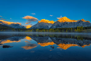 aluminium-print-a-perfect-morning-in-canadian-rockies