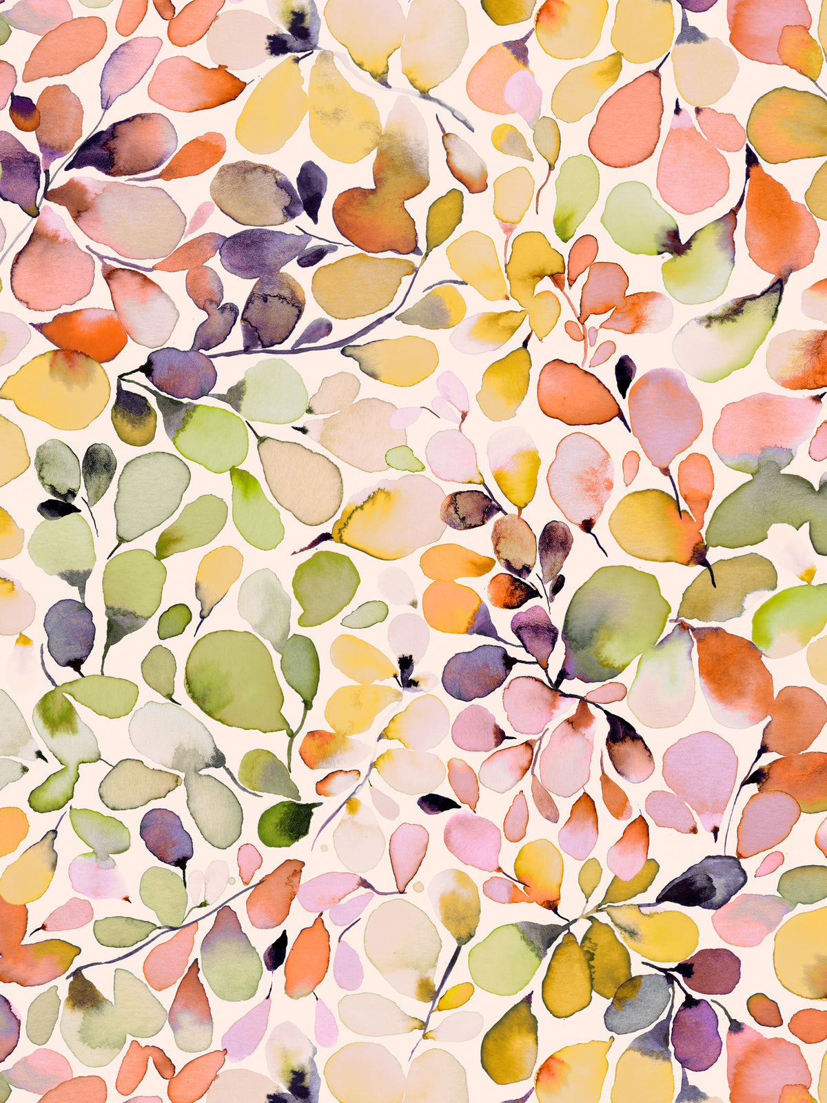 acrylic-print-eucalyptus-leaves-yellow