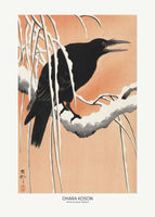 canvas-print-crow-on-snowy-branch